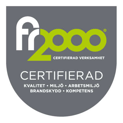 Örebrosotarn FR2000 Certifikat